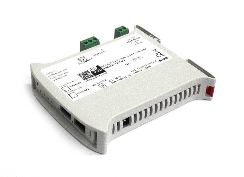 HD67672 BACnet IP Master / Modbus Master - Converter