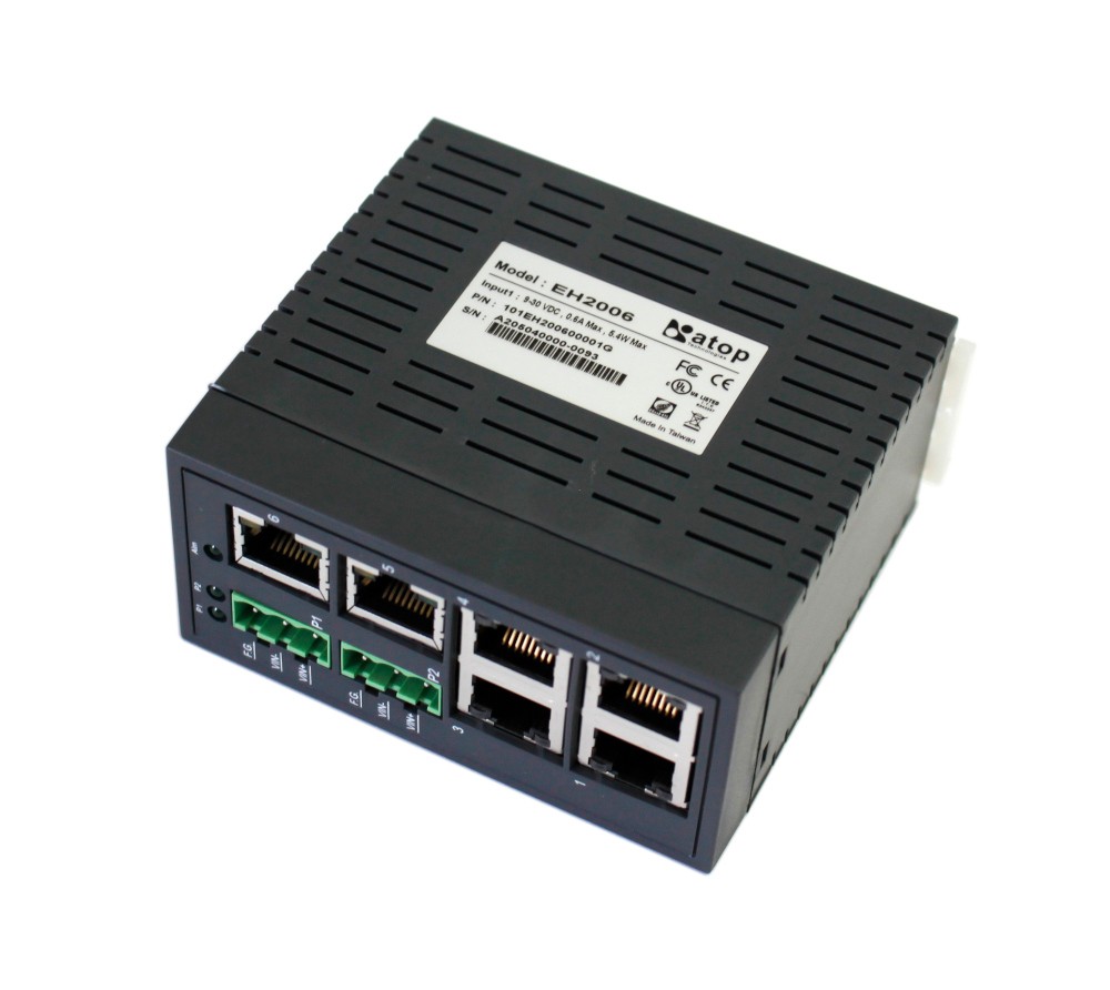 EH2006 Industrial 6-Port Unmanaged Fast-Ethernet Switch