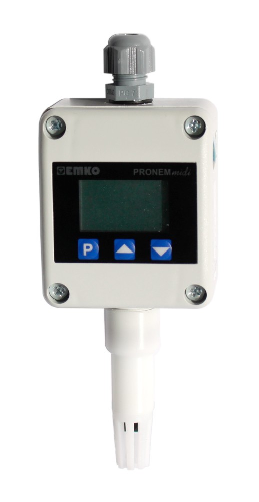Pronem Midi LCD Temperature and Humidity Sensor 4 to 20 mA output
