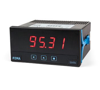Fema EC4-ZR3 Fully Equipped Process Indicator 18-265Vac/Vdc