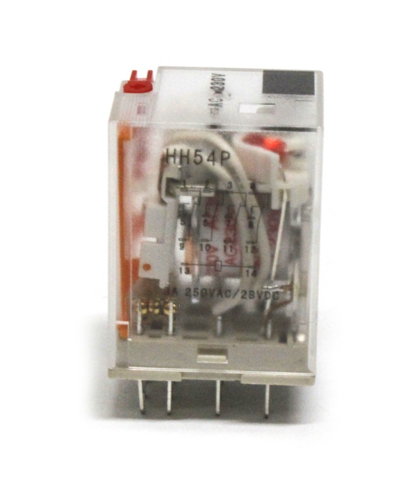 3A 230VAC 4PDT DIN Mount Relay