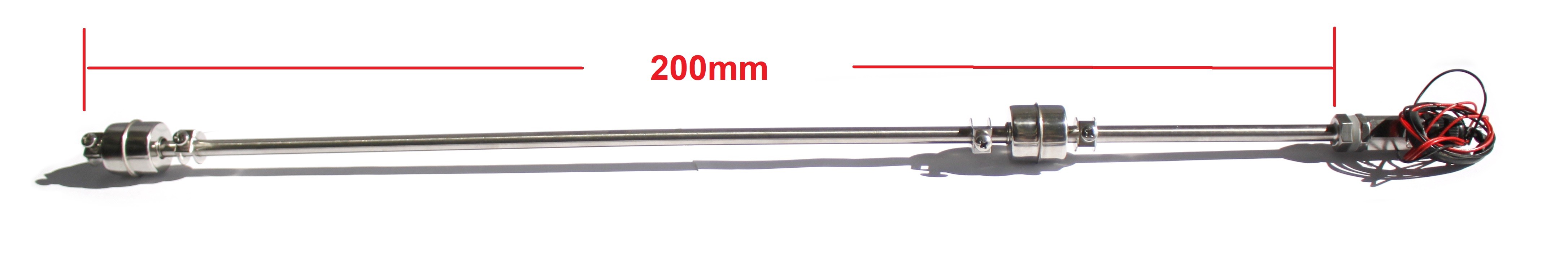 Adjustable Vertically Mounted 200mm Dual Float Switch
