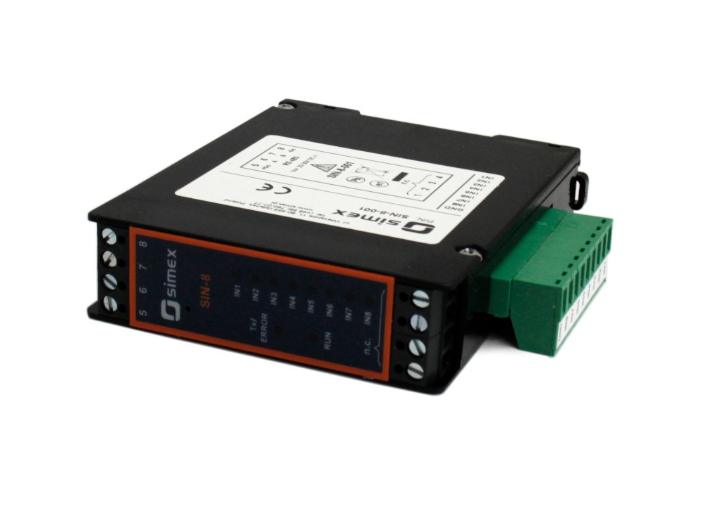 Simex SIN8 Digital Input Modbus RTU module