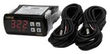 N323R-NTC Temperature Controller with Defrost 12-24 VDC, 3 Relays output