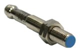 M8 shielded inductive proximity sensor NPN NO output, 1 mm sensing distance, IP67-rated