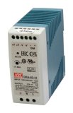 60W Mean Well DRA-60 12VDC Programmable DIN Rail Power Supply
