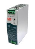 120W Mean Well SDR-120-24 Slim High Efficiency DIN Rail Power Supply 24V Out