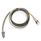 K Thermocouple Straight Screw In Temperature Sensor Stainless Steel