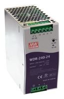 240W Mean Well WDR-240-24 Slim Wide Input Range DIN Rail Power Supply 24V Out