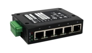 EHG3005 Unmanaged Fast Ethernet Switch, 5-Port Slim-Type, Plastic Housing