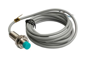M12 Tubular Inductive Proximity Switch, 4 mm Sensing, Normally Closed PNP Output