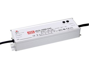 185W Mean Well HLG-185H-12 IP67 LED Power Supply 156W 12V