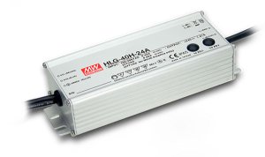 40W Mean Well HLG-40H-24 IP67 LED Power Supply 40W 24V