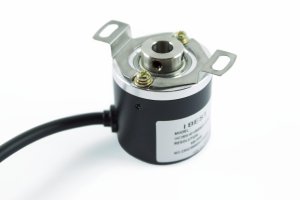 500 Line 8 mm Internal Hollow Diameter Rotary Encoder with Flex Bracket Flange