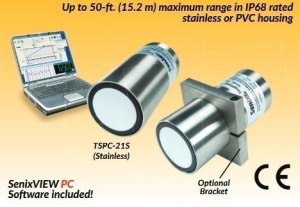 ToughSonic 50 - 15.2 Meter Ultrasonic Sensor (RS-485) with Clamp Mount
