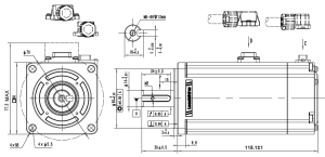 Leadshine 400W 1.27N·m Servo ELM2H-0400LA60E