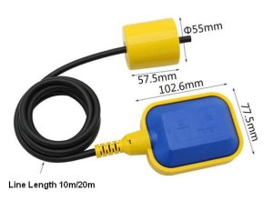 Water Tank Float Switch 10M Cable
