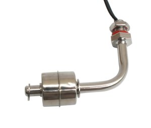 Curved Horizontal Mount Stainless Steel Float Switch