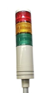 24VDC Multi-Level Signal Tower (Red, Yellow, Green) + Buzzer