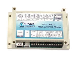 Ocean Controls Modbus TCP I/O Module 8DO+4DI+3AI