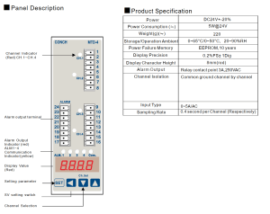 EAI-8AA Eight channel AC analog current (5A/AC CT) input module with Ethernet Communication