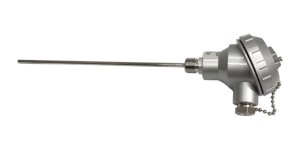 RTD 300 mm Probe Sensor Head and with Non-Isolated 4 to 20 mA Transmitter