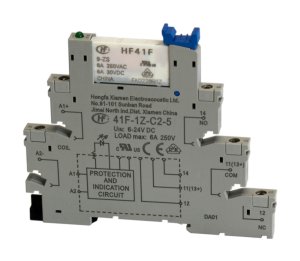 SPCO Wafer Style 6mm Wide Relay Module 9VDC