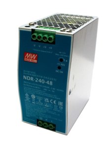240W Mean Well NDR-240-48 Single Output DIN Rail Supply 48V Out