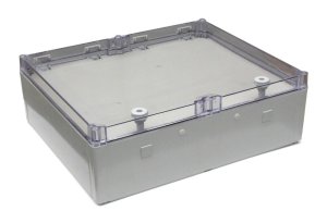 ABS Waterproof Enclosure with Clear Window and Mid Door. Size 600*500*195mm
