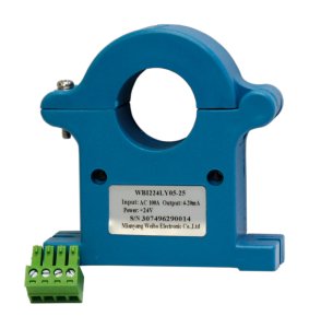 Split core Current Transducer 0-100A AC input, 4-20mA output, 24VDC, 25mm window