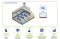 Novus Geter cloud platform dashboard showing real-time vibration and temperature trends